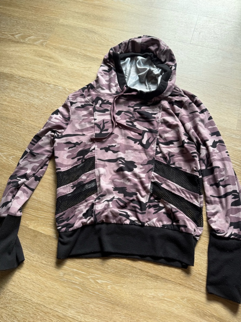 Women’s Purple Camo Hoodie Sweatshirt - Brand